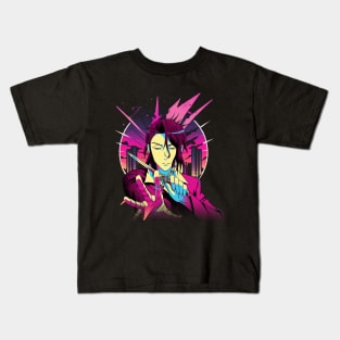 Saya's Struggle with Identity Vintage Film Tees for Vampire Slayers Kids T-Shirt